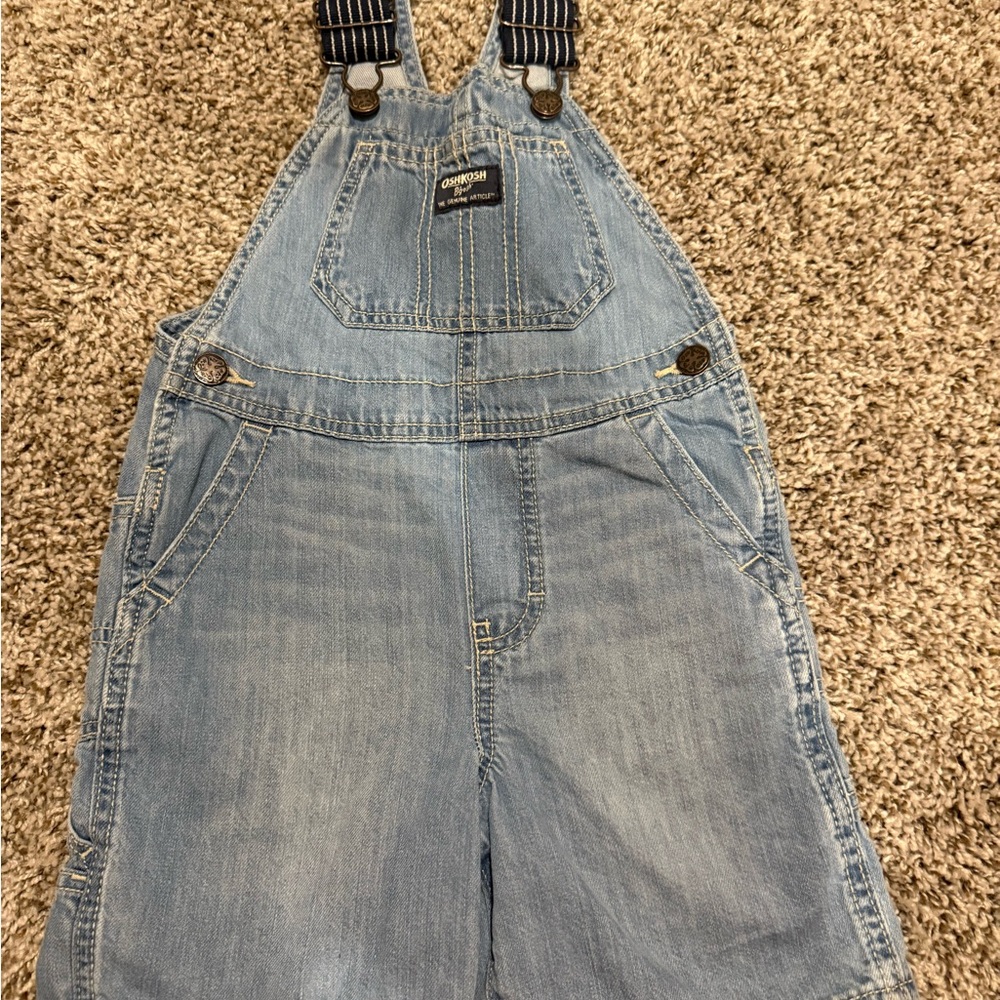 OshKosh B'gosh Light Blue Denim Overalls